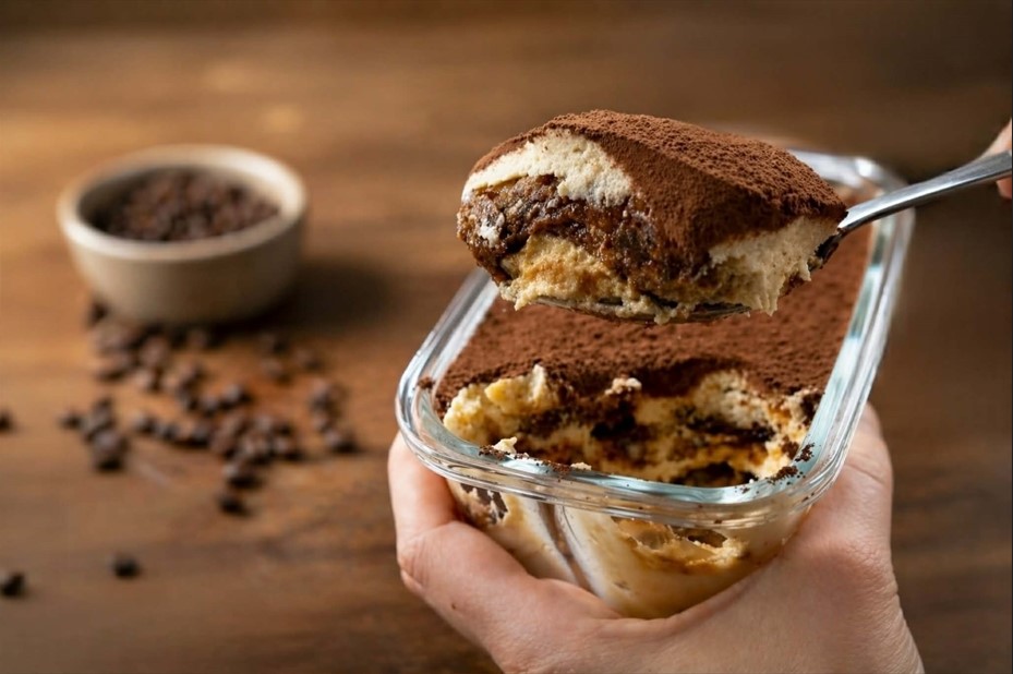 Recept na proteínové tiramisu